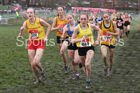 Senior girls 2019 New Balance English Schools Cross Country Champs, Temple Newsam, Leeds. Photo:  David T. Hewitson/Sports for All Pics